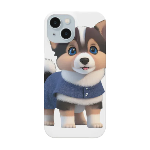 可愛い３D犬 Smartphone Case