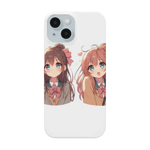 制服少女アイドルユニットTwin Smartphone Case