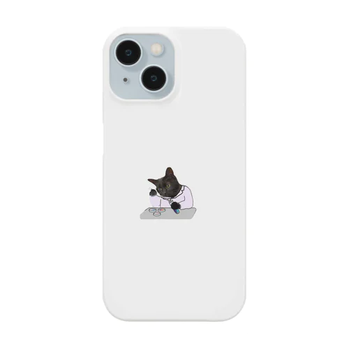 博士になった黒猫BIBI Smartphone Case