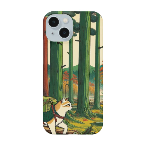 浮世絵猫野営６ Smartphone Case