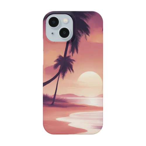 夕方の砂浜 Smartphone Case