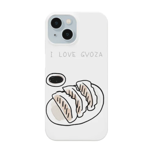 I LOVE GYOZA スマホケース