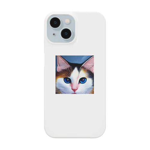 青い瞳の猫 Smartphone Case