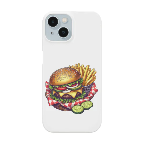 チーズバーガーセット Smartphone Case