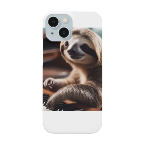 ピアノを弾くナマケモノ Smartphone Case