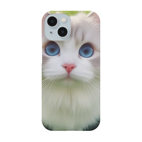 Blue eyes cat2 「猫」 Smartphone Case