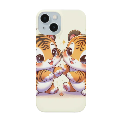 じゃれあうトラさん Smartphone Case