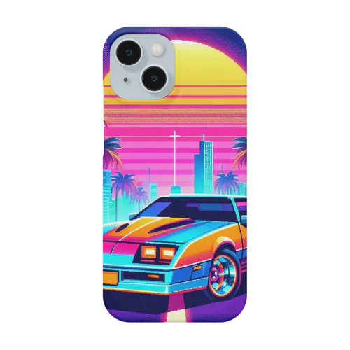 ドッド絵車 スマホケース