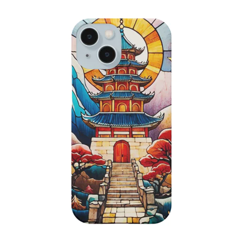 彩色玻璃中国塔 Smartphone Case