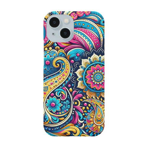 カラフルなインド柄 Smartphone Case