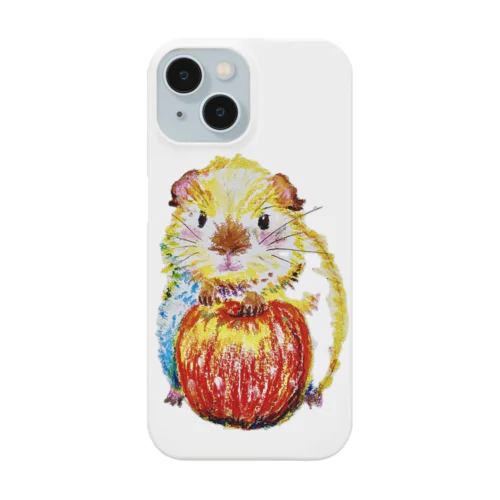 リンゴとモルモット iPhone Smartphone Case