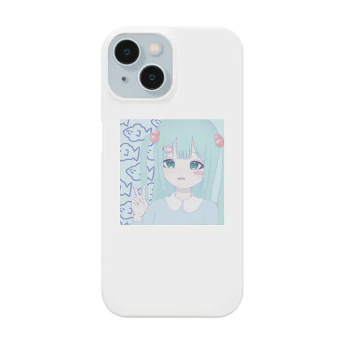 おんなのこ 正方形 Smartphone Case