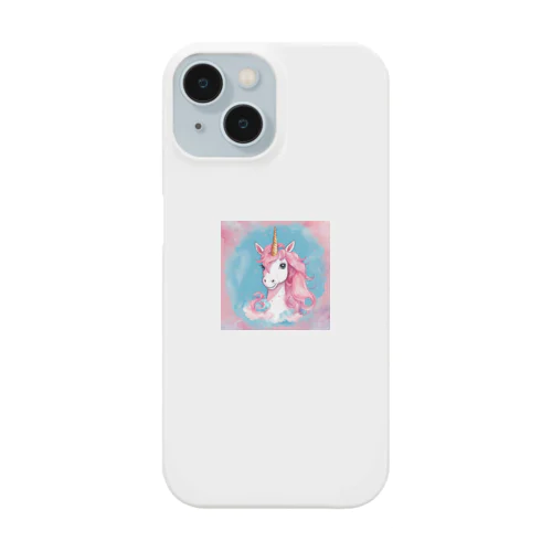 水彩バックユニコーン Smartphone Case