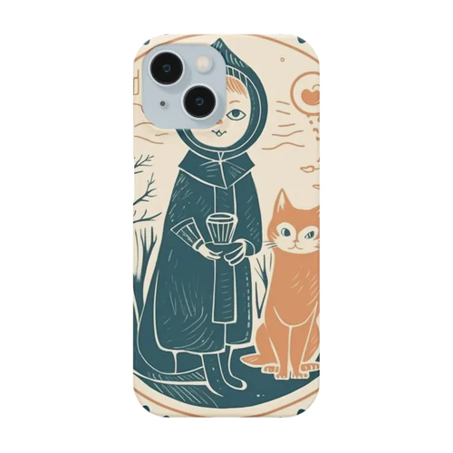 レインコートの子ども Smartphone Case