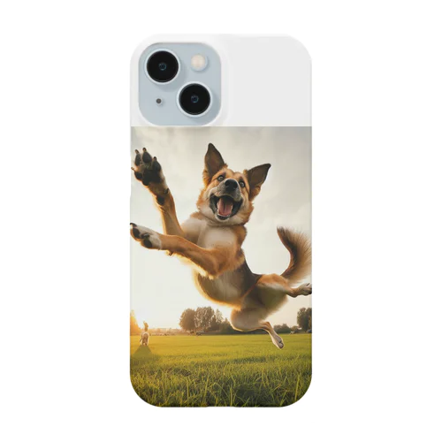 楽しく遊ぶ犬 Smartphone Case