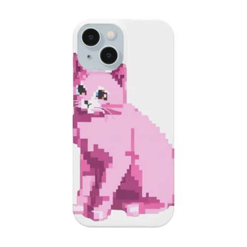 Pink cat(mood) Smartphone Case