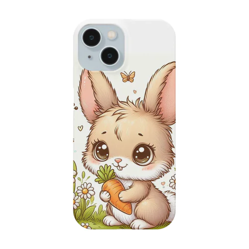 茶色の乙女ウサちゃん♡ Smartphone Case