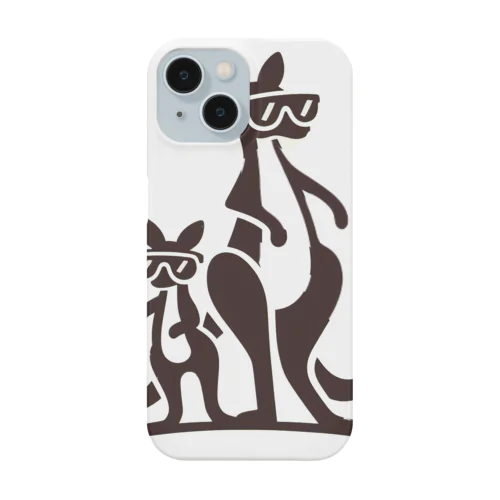 カンガルーxピクトグラムxサングラス Smartphone Case