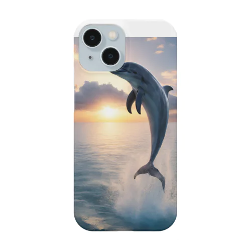 夕日とイルカ🐬🌅 Smartphone Case