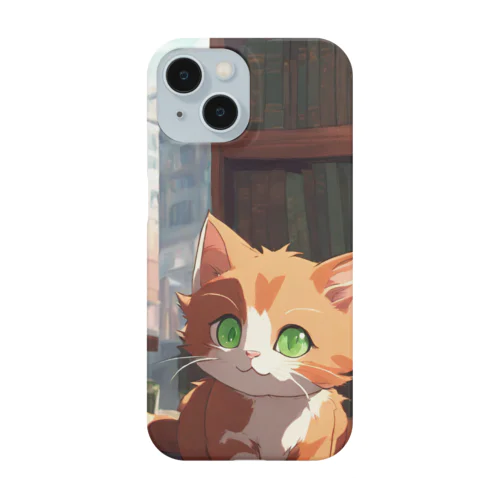 茶猫と本の部屋 Smartphone Case