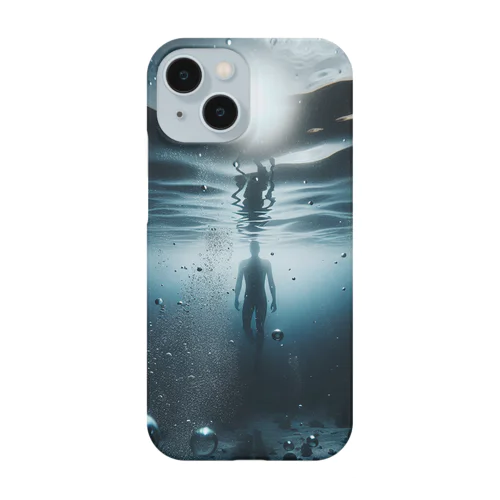 水の底（AI生成） Smartphone Case