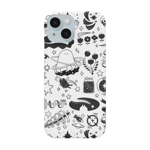 イラストコラージュのスマホケース Smartphone Case