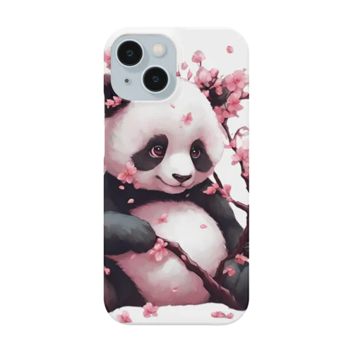 パンダと桜 Smartphone Case