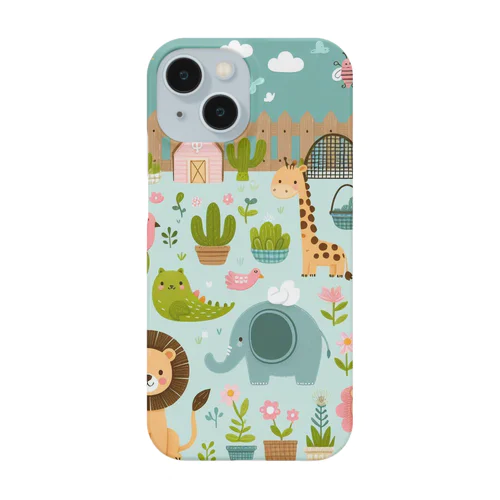 ワクワク動物園の愉快な仲間たち♪ Smartphone Case