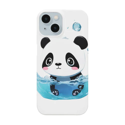 水に落ちるパンダ Smartphone Case