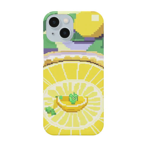 黄色いレモンタルトのような洋菓子 Smartphone Case