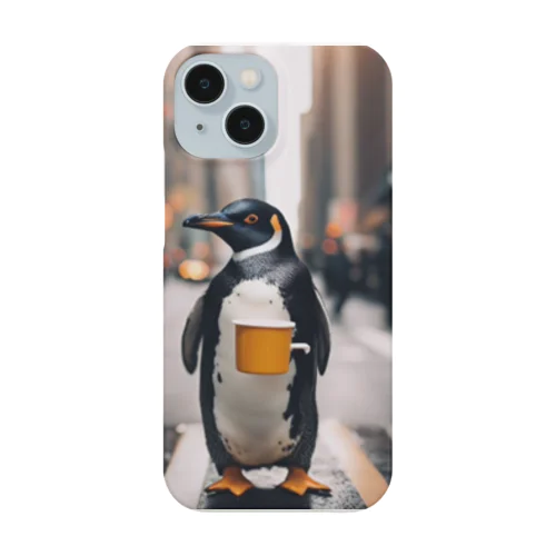 コーヒータイムなペンギン Smartphone Case