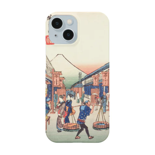 東都名所　駿河町之図 / Famous Places in the Eastern Capital - Illustration of Suruga Town Smartphone Case