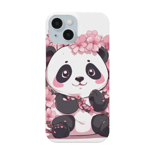 満開桜とパンダ Smartphone Case