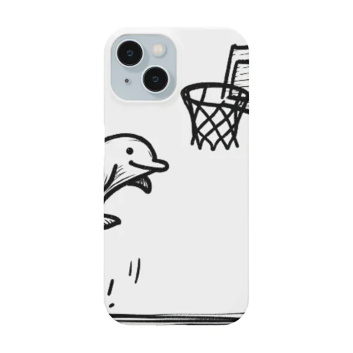 バスケをするイルカ Smartphone Case