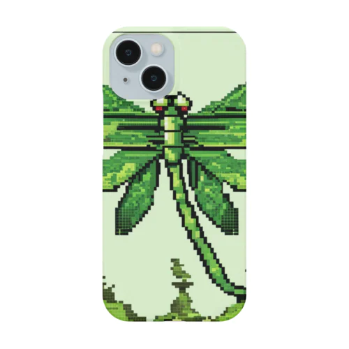 【ドット絵】グリーンドラゴンフライ Smartphone Case