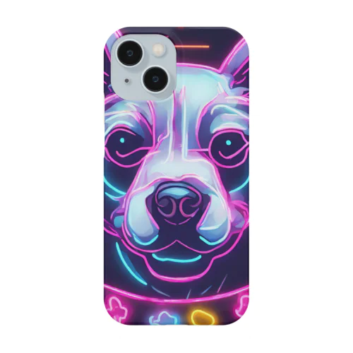 neon dog Smartphone Case