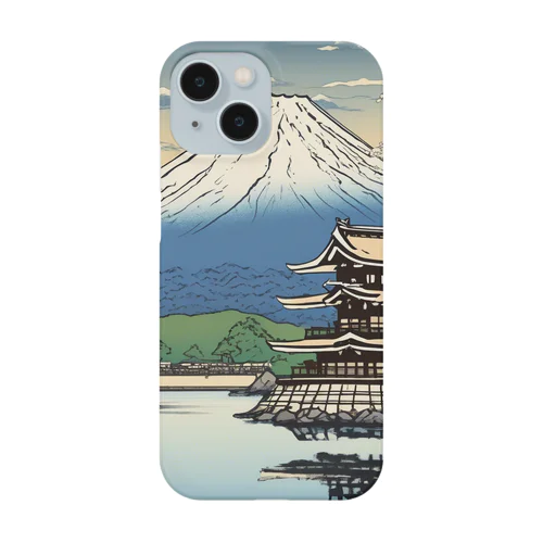 日本の風景、サムライの城　SAMURAI lived Japanese castle Smartphone Case