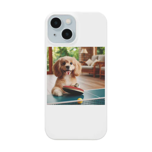 可愛い卓球犬 Smartphone Case