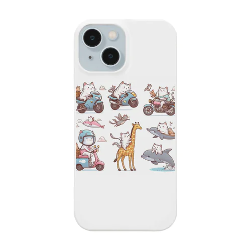 乗り物ネコ Smartphone Case