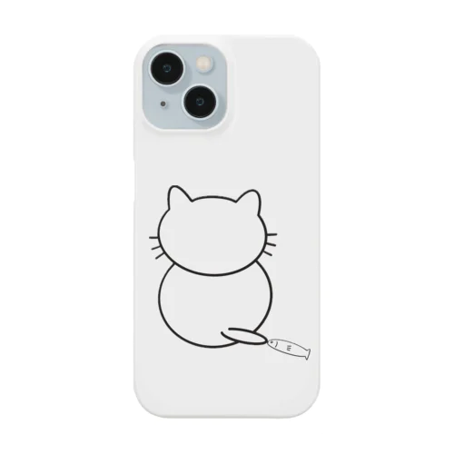 背中でお腹すいてますよと訴えるねこくん Smartphone Case