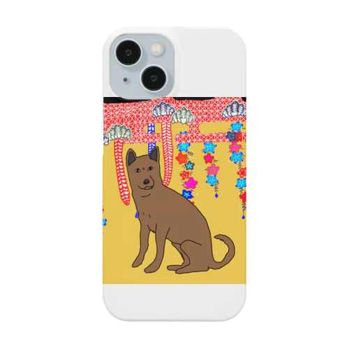 紅型シリーズ　琉球犬 Smartphone Case