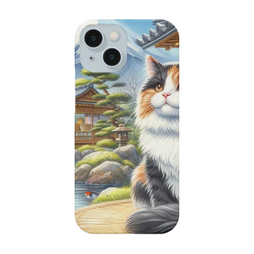 ネコ＆富士山 Smartphone Case