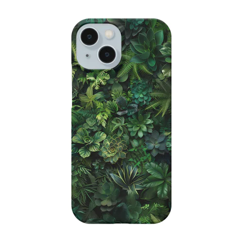 観葉植物の総柄#02 Smartphone Case