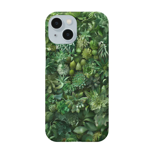 多肉植物の総柄 Smartphone Case