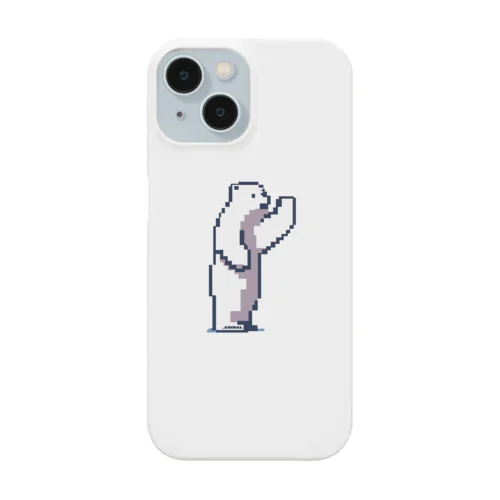 ドットシロクマ　 よっ ver  Smartphone Case