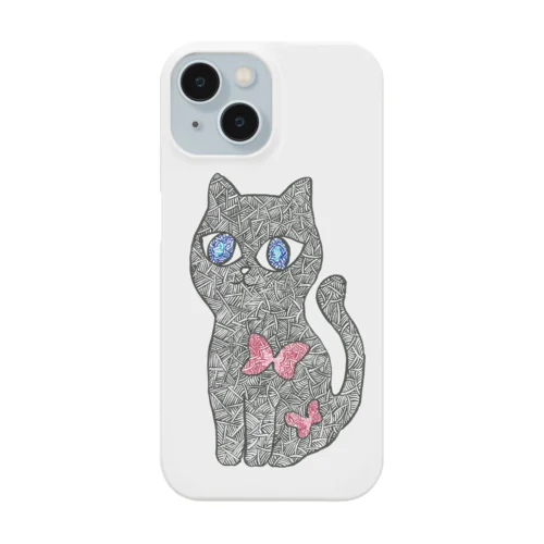 『 青く澄んだ目の猫 』 Smartphone Case