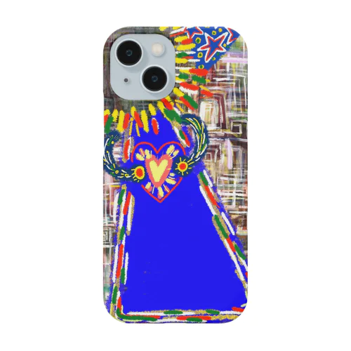 ハートを捕まえた青い星の妖精 Smartphone Case