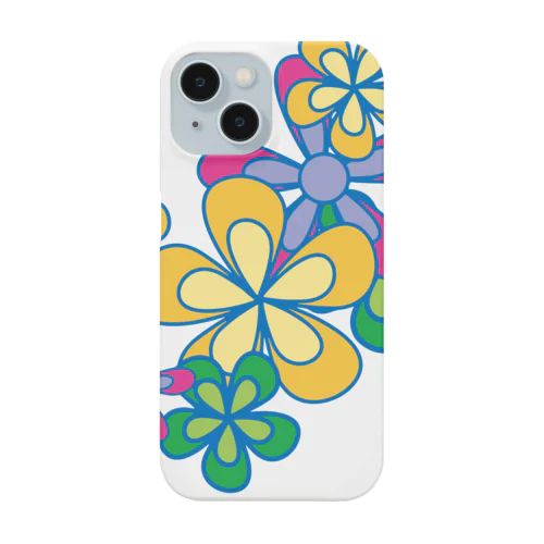 カラフルフラワーアート Smartphone Case