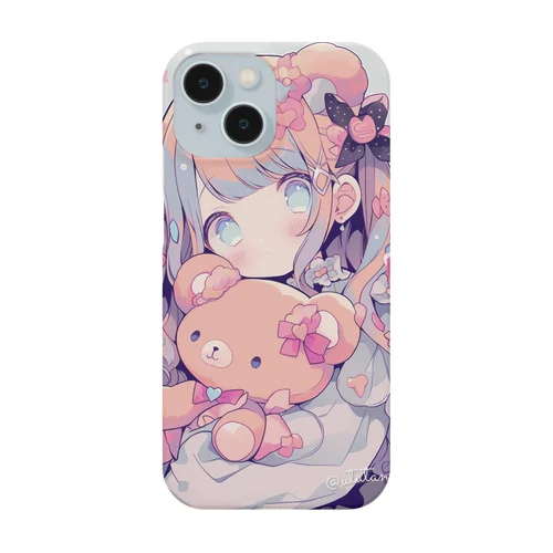 ゆめかわ☆テディベアと女の子♡byうたたんaiアート Smartphone Case