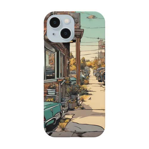 American Comic City Landscape 3 Smartphone Case